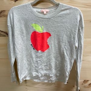 Lisa Todd Apple bite me sweater